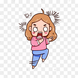 狐假虎威惊恐小动物created with snap商用惊吓害怕惊慌表情包created