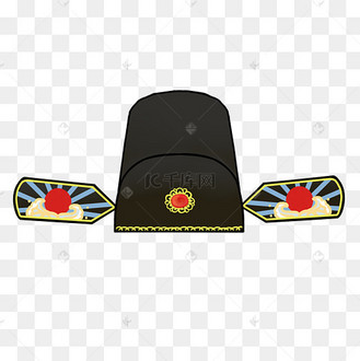 古代官帽状元帽