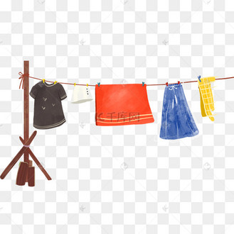 晾衣服图片_晾衣服设计图片素材大全-千库网