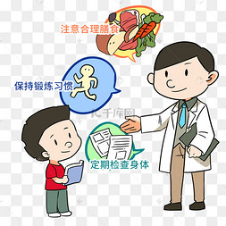 表情包插画手托爱心性别世界性健康日世界性健康日男性女性盾牌蓝色