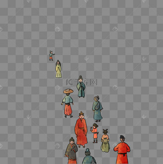 古代集市人群图片_古代集市人群设计图片素材大全-千库网