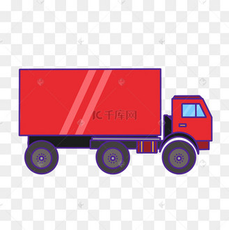 mbe风格红色货车