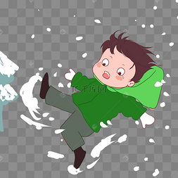 png下载psd儿童游乐园滑滑梯素材下载 png下载ai滑倒摔倒女孩