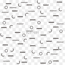 黑白波点无缝拼接底纹