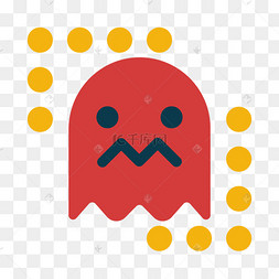 吃豆人游戏图标图案