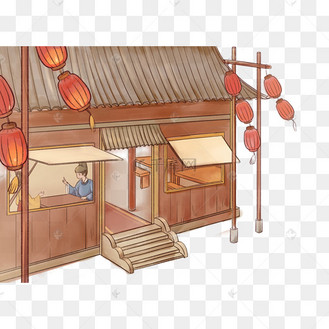 中国风古风酒楼茶馆