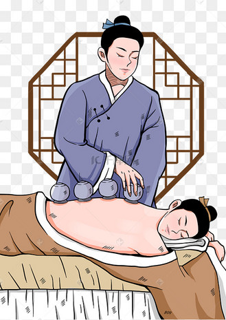 中医养生中药保健拔罐窗格