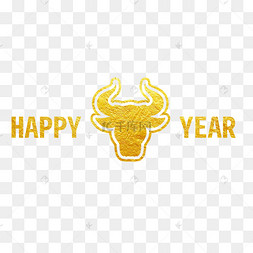 牛年新年快乐英文happy牛year