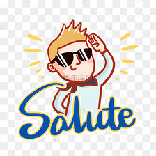 salute表情包