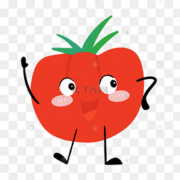 拟人蔬菜西红柿