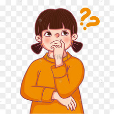 思考想问题女孩