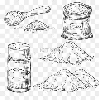 手绘盐巴