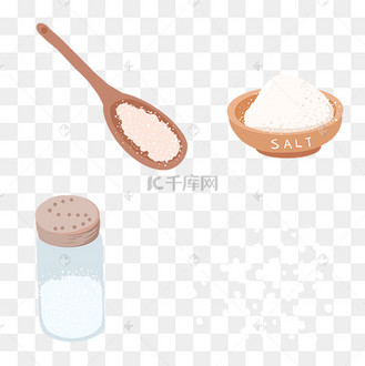 调味品盐巴咸盐