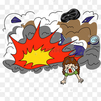 易燃易爆受伤女孩