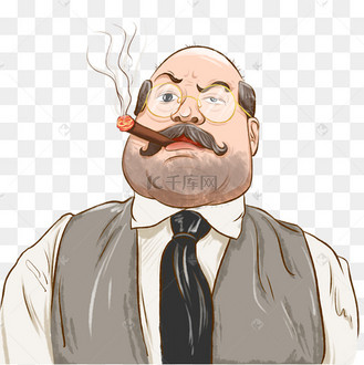 手绘美漫风大老板