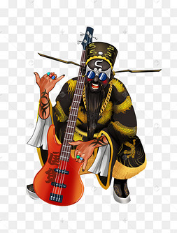 人物拿净瓶的敦煌佛手净白宣纸展示黑色洗净木耳中国风红色喜庆剪纸风