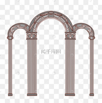 欧式教堂拱门