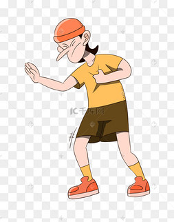 心脏病捂心脏男孩