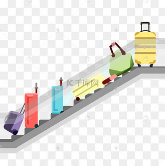 行李托运传送带