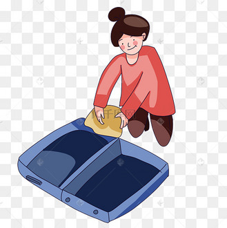 行李箱打包行李