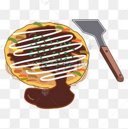 酱汁浓郁的日本okonomiyaki