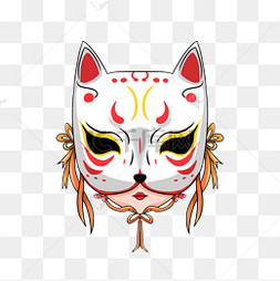日本手绘狐狸面具