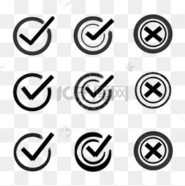 复选框标记简约符号