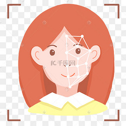 女孩人脸识别下载 png下载psd女人头像剪影戴帽子下载 png下载psd女人