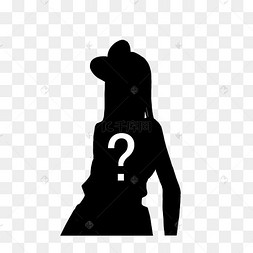 背对观众的神秘人