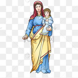 de la virgen神圣宗教圣母元素教皇手持圣经国家地方著名地标巴黎圣母