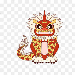 年兽下载 png下载psd国潮年画古代神兽玄武下载 png下载psd中国古典