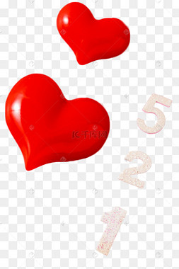 红色心形521