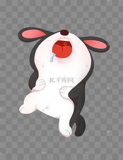 睡觉动物小狗流口水