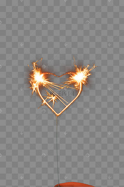 桃心绚烂仙女棒