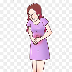 with snap商用胃疼捂肚子的女孩created with snap商用女生捂着肚子不