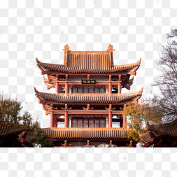 古风建筑楼阁荆州地标宫殿