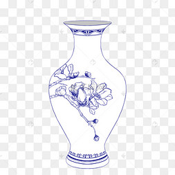 古风青花瓷瓷器花瓶