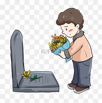 传统清明鲜花拜祭祭祖