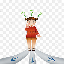 迷路找路女孩