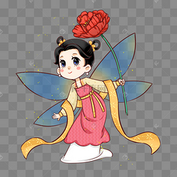 春季中国风花仙子花神