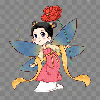 春季中国风花仙子花神