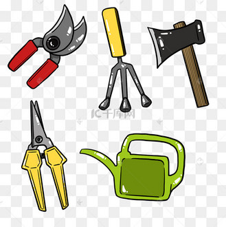 园艺工具图片_园艺工具设计图片素材大全-千库网