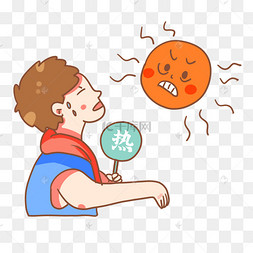 天气炎热酷暑升温夏天夏季