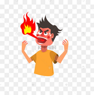 吃辣椒喷火男人