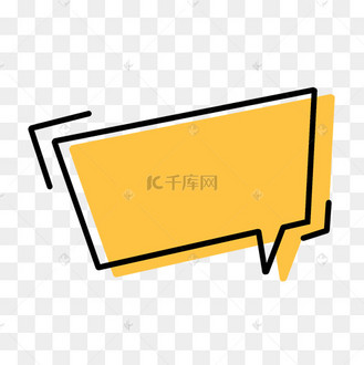 弹幕综艺对话框气泡