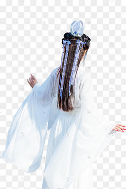 古风美女背影