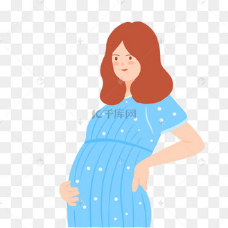 挺大肚子孕妇