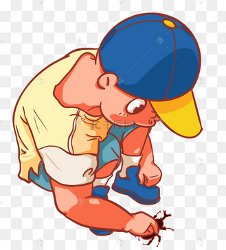 春天夏天春夏出游郊游儿童捕虫独角仙简笔画