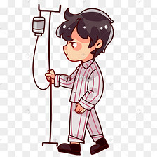 中暑生病男孩素材图片免费下载-千库网