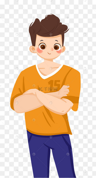 青少年少男